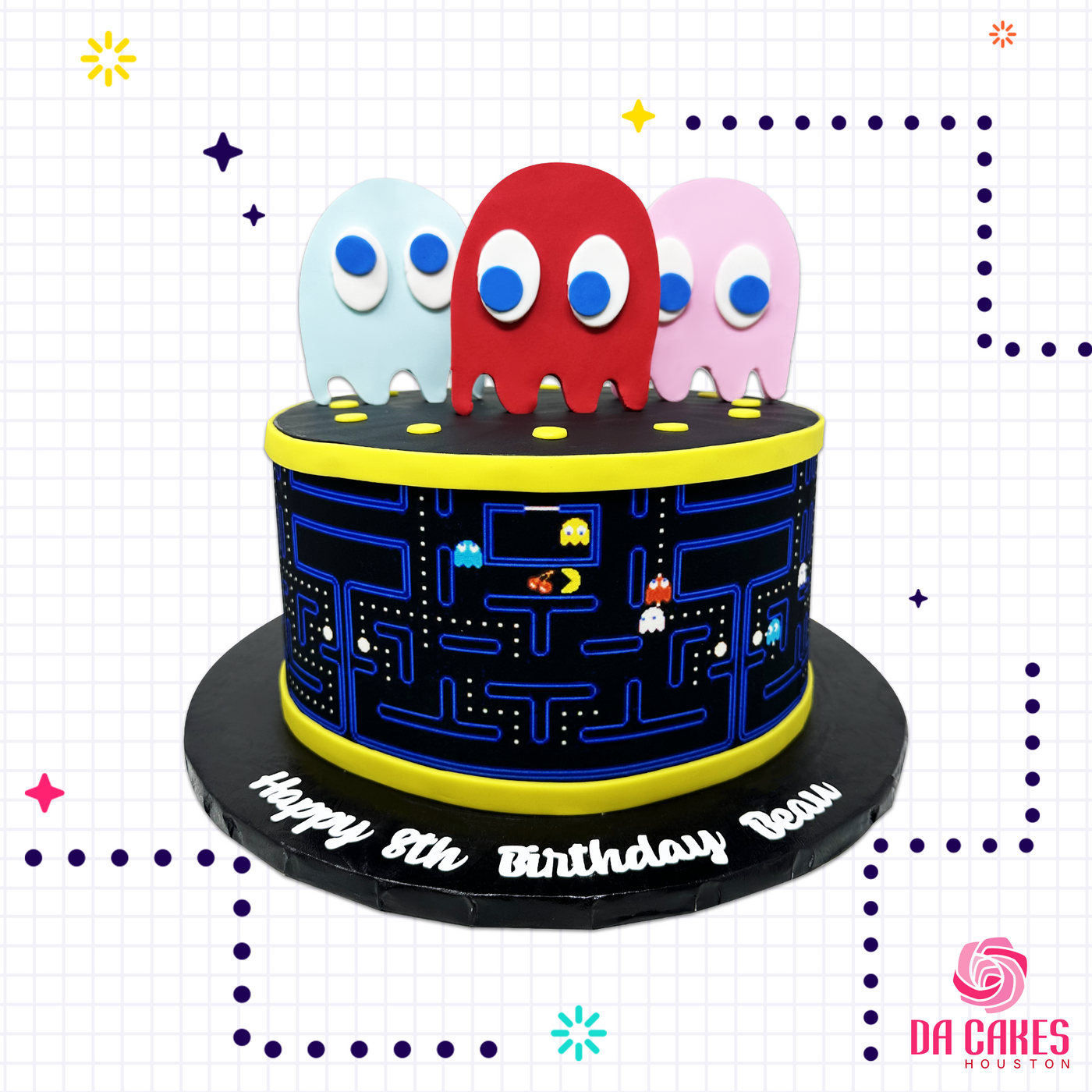 Pacman Game Cake