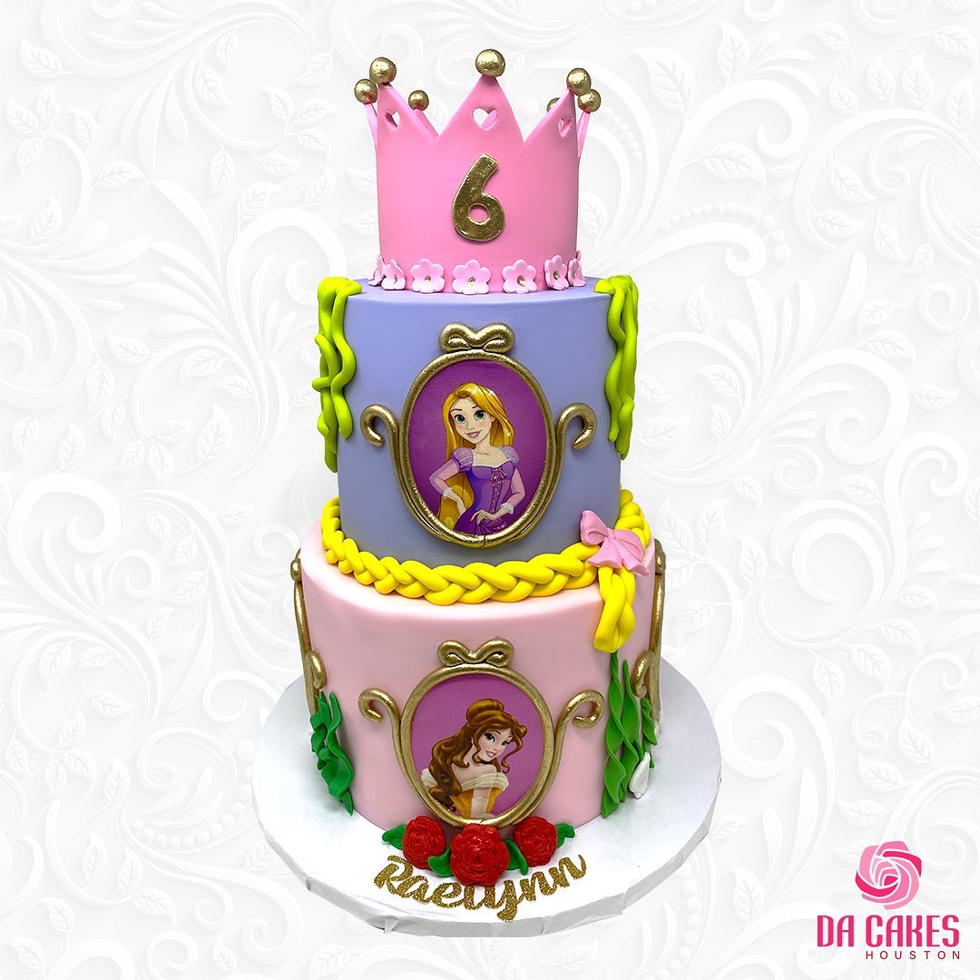 Princess Fondant Cake - 2 Tiers