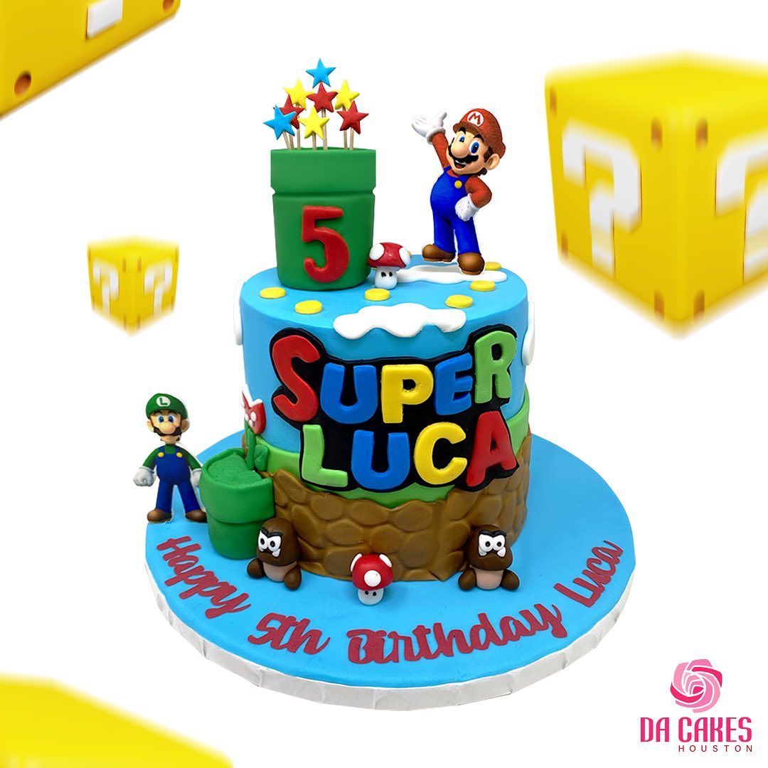 Super Mario Cake – Da Cakes Houston