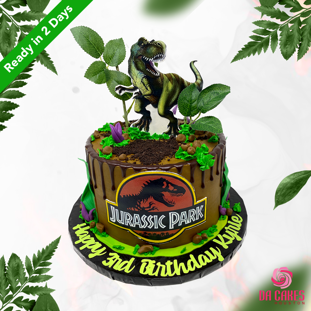 Jurassic Park Dinosaur Cake Da Cakes Houston