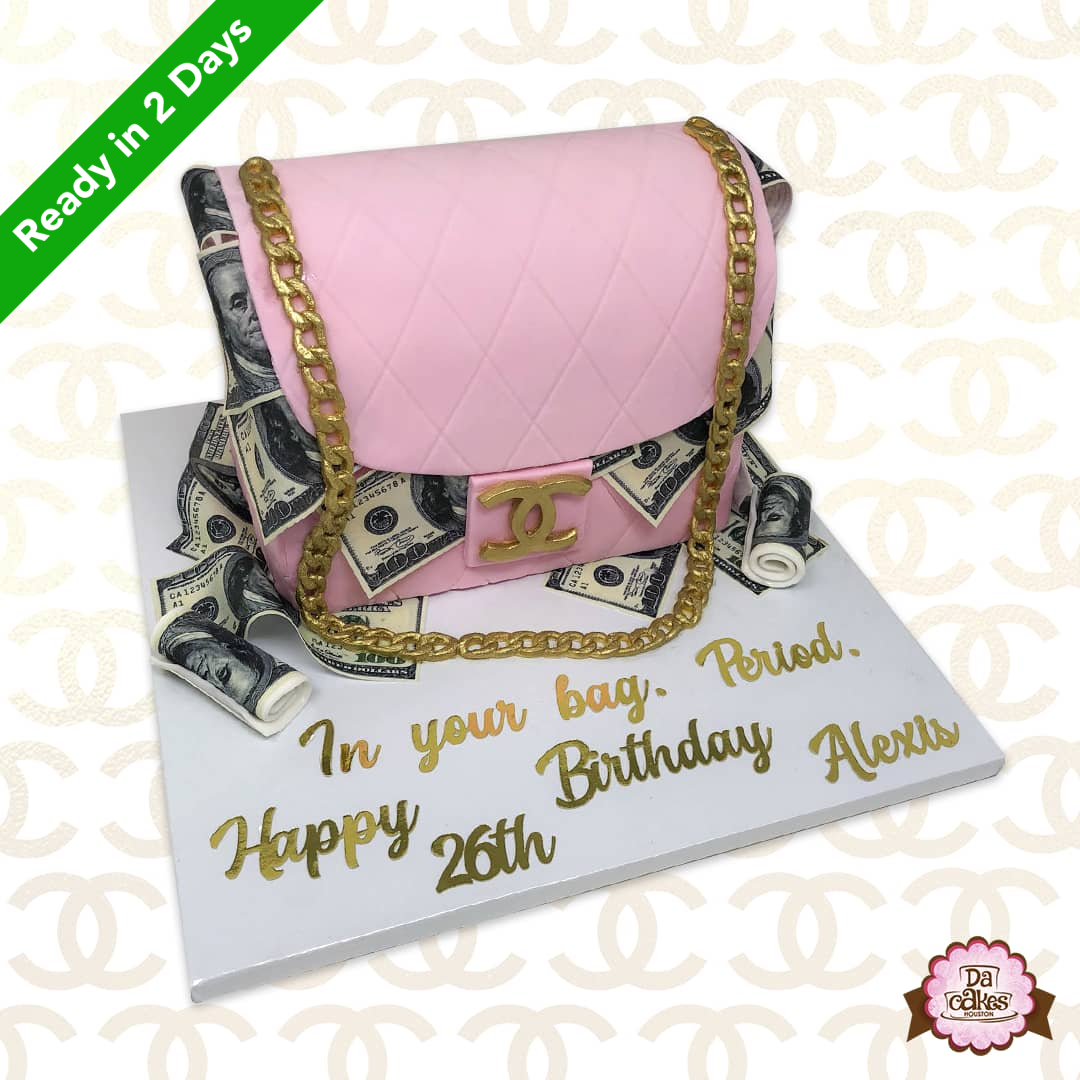 Pink purse cake  Purse cake, Handbag cakes, Fashion cakes