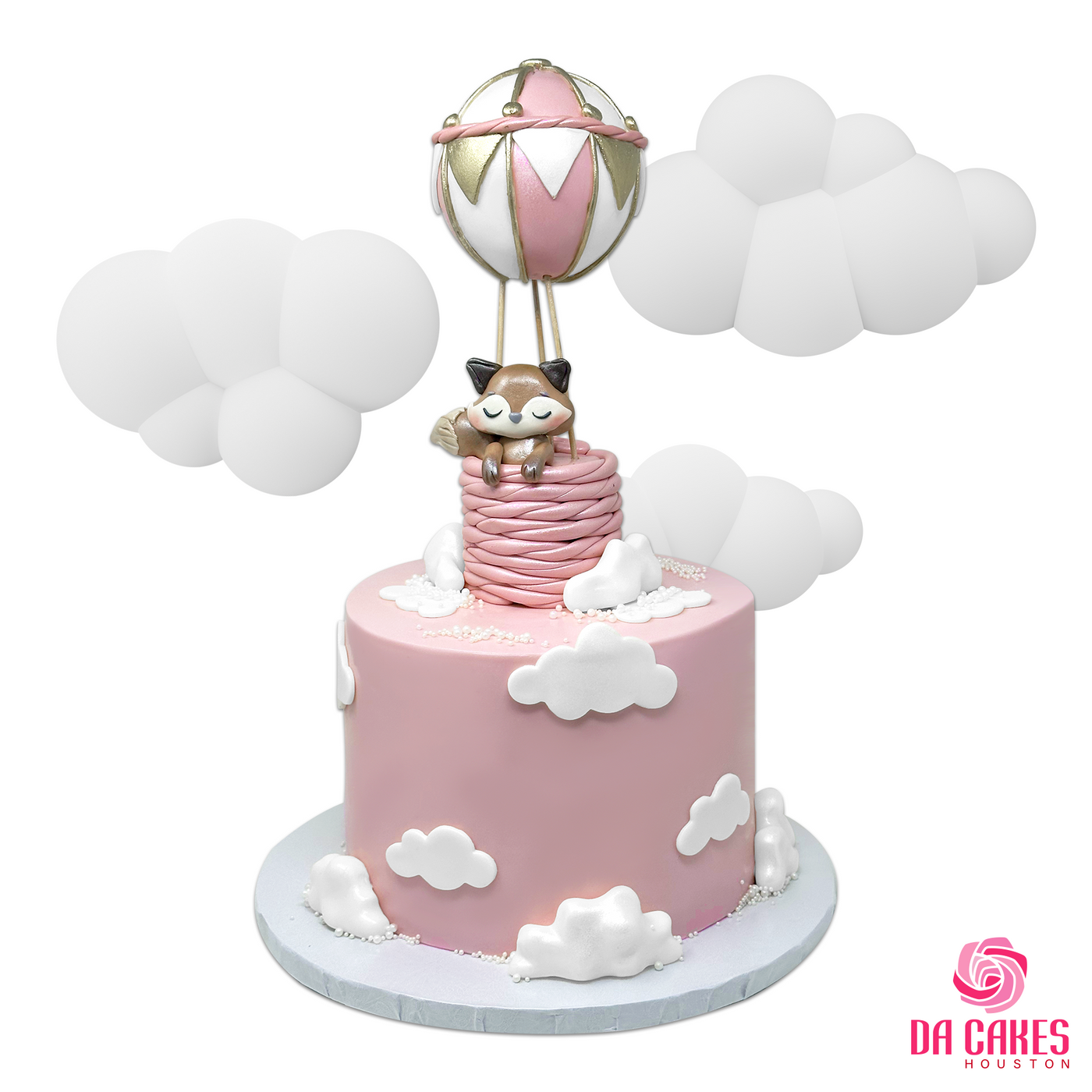 Hot Air Balloon Baby Cake