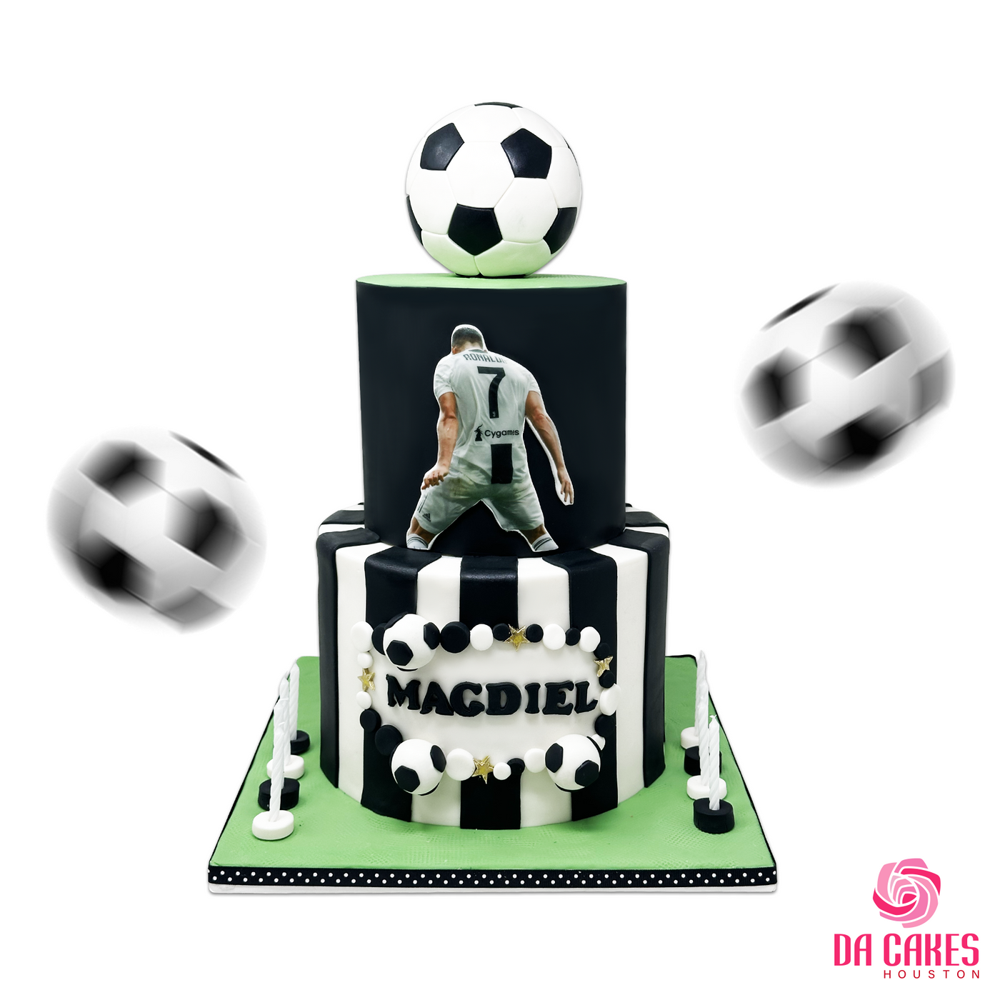 Soccer Cake - 2 Tiers