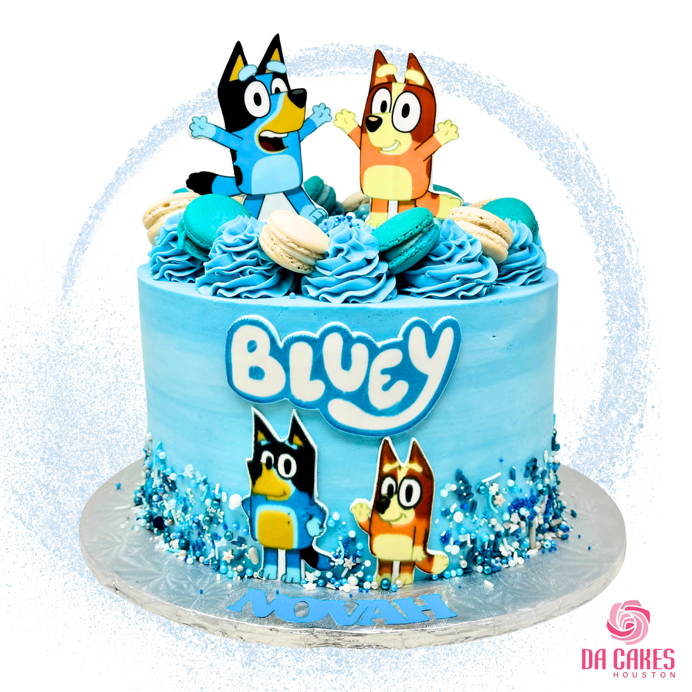 Blue Bluey Cake