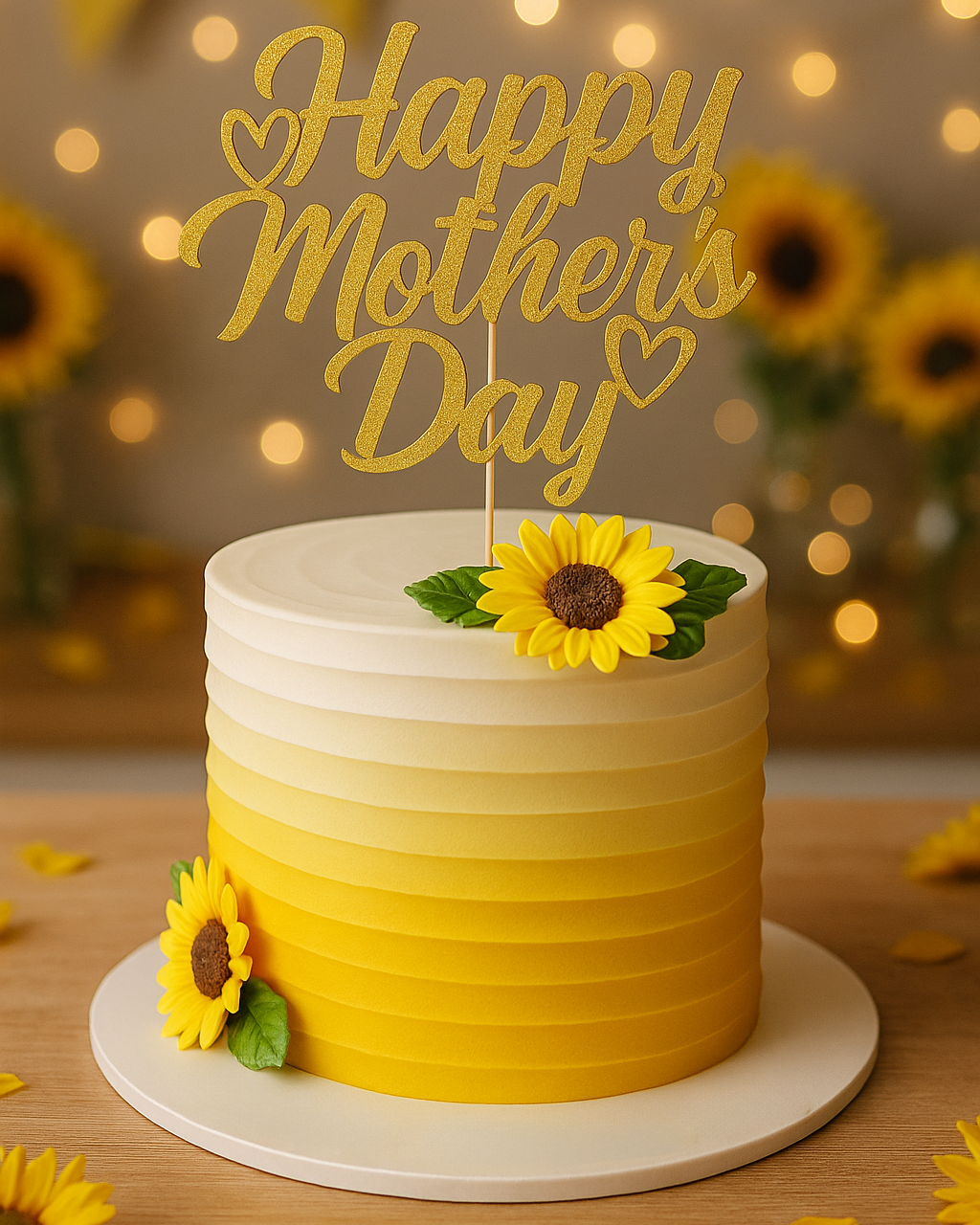 Mom Edition: Sunflower Cake
