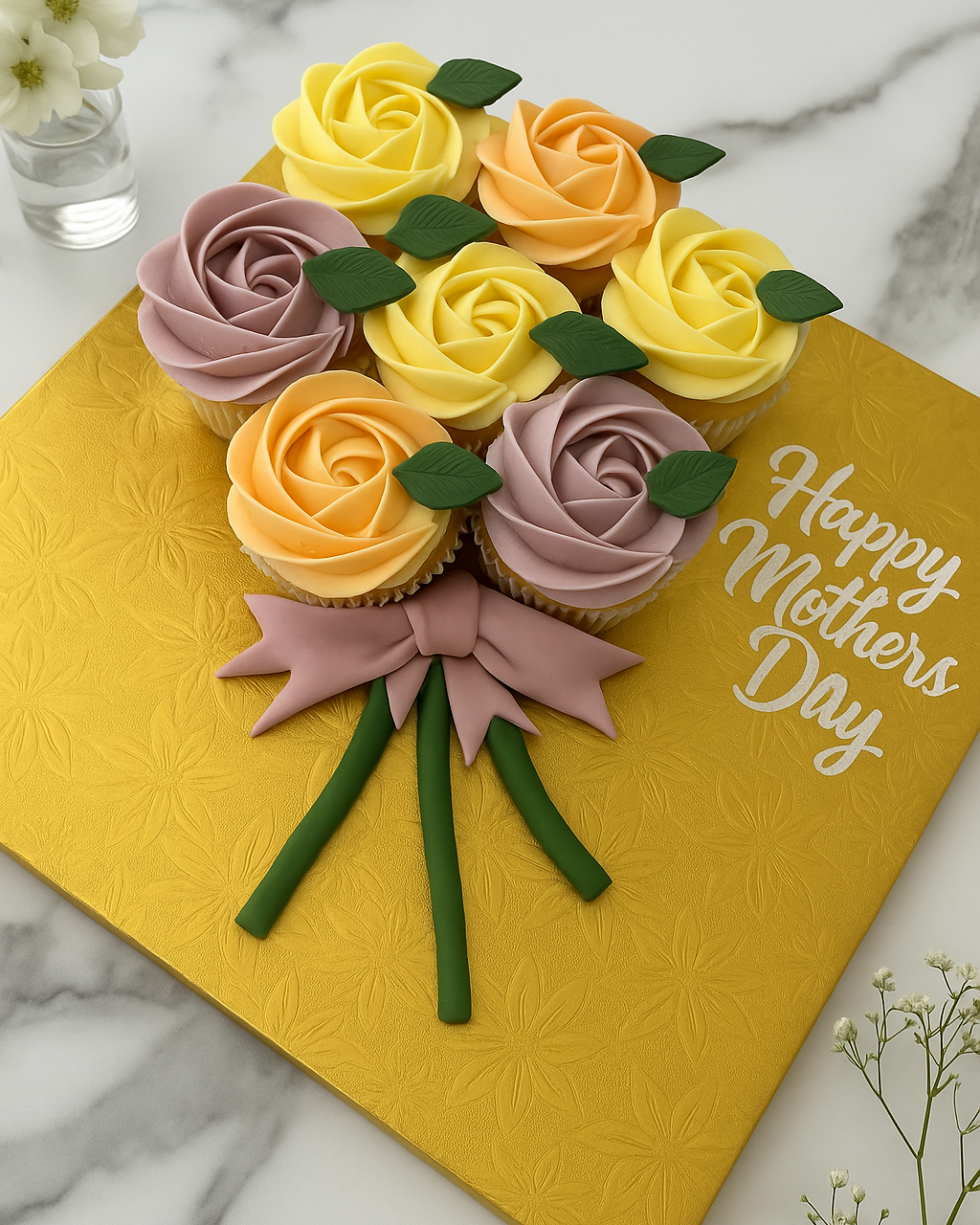 Cupcake Bouquet – Mother’s Day Edition 🌸