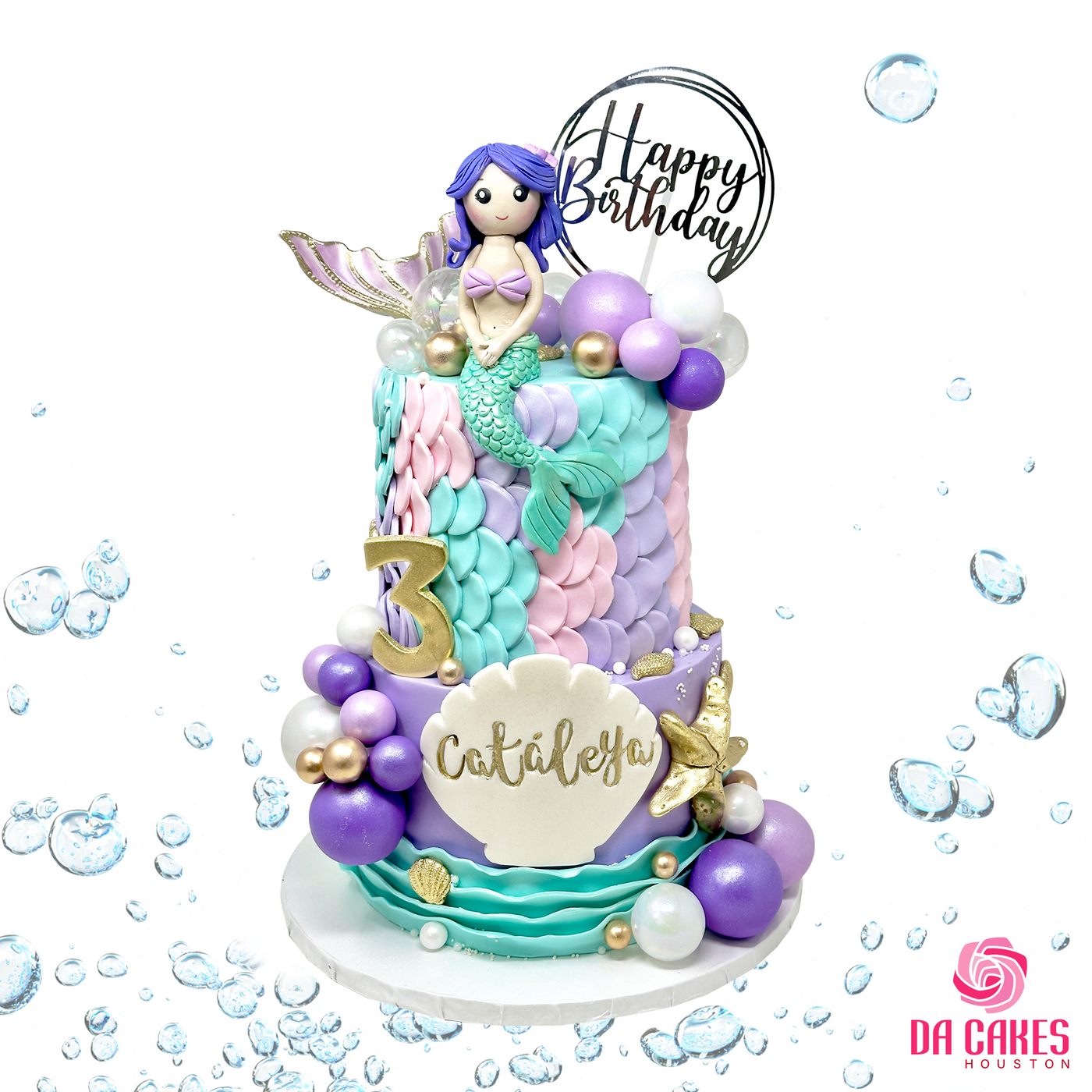 Mermaid Cartoon Cake