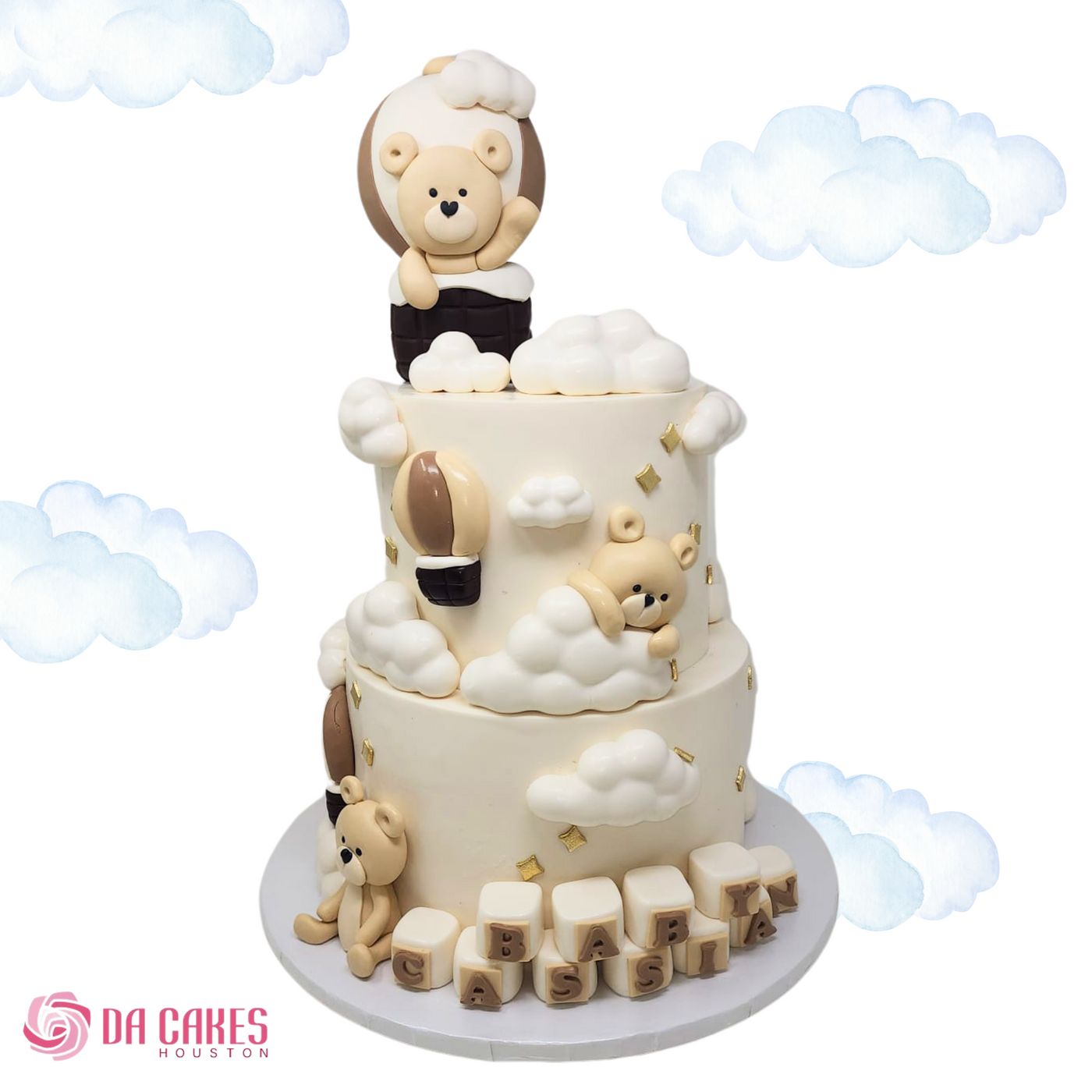 Baby Bear 2 Tier Cake