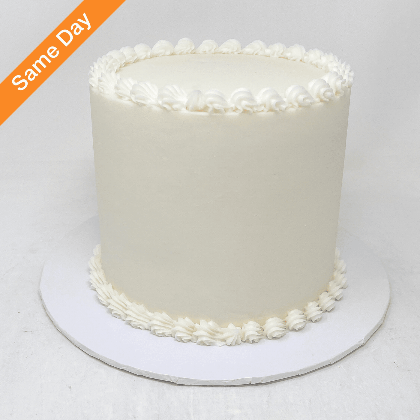 Plain Buttercream Cake with Border (Same Day)