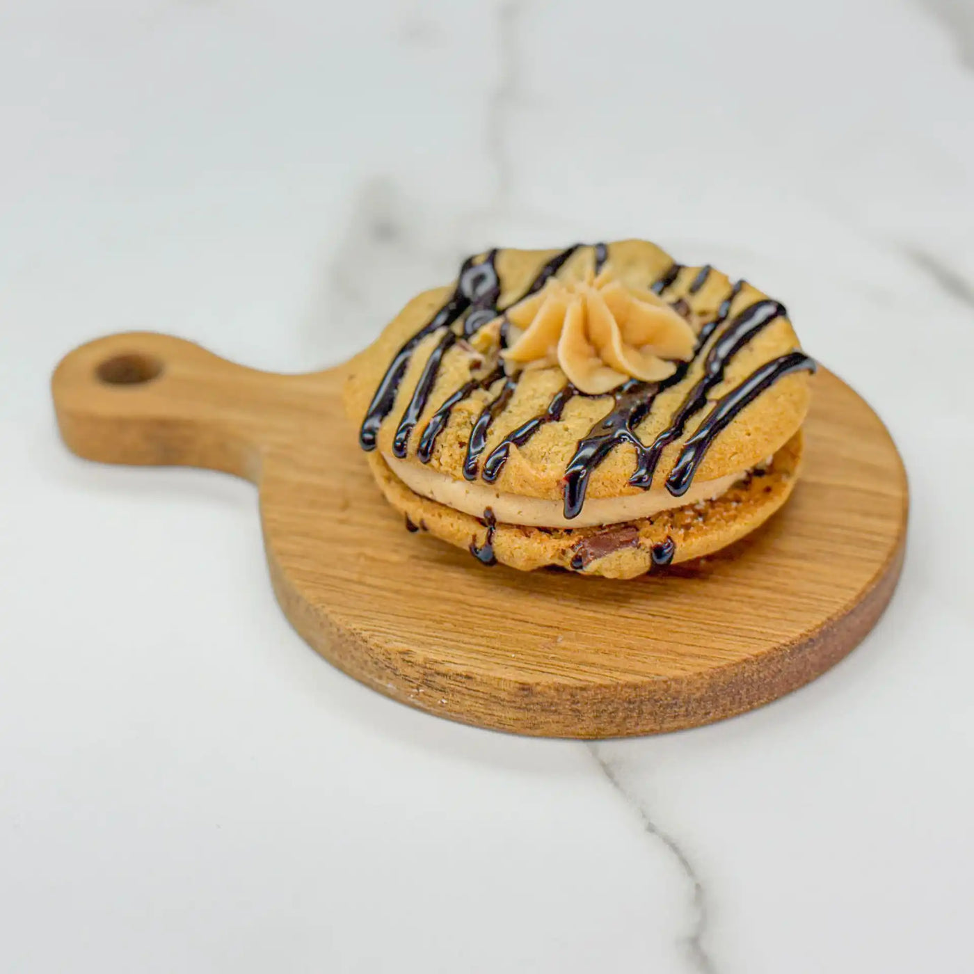Peanut Butter Chocolate Cookie Sandwich