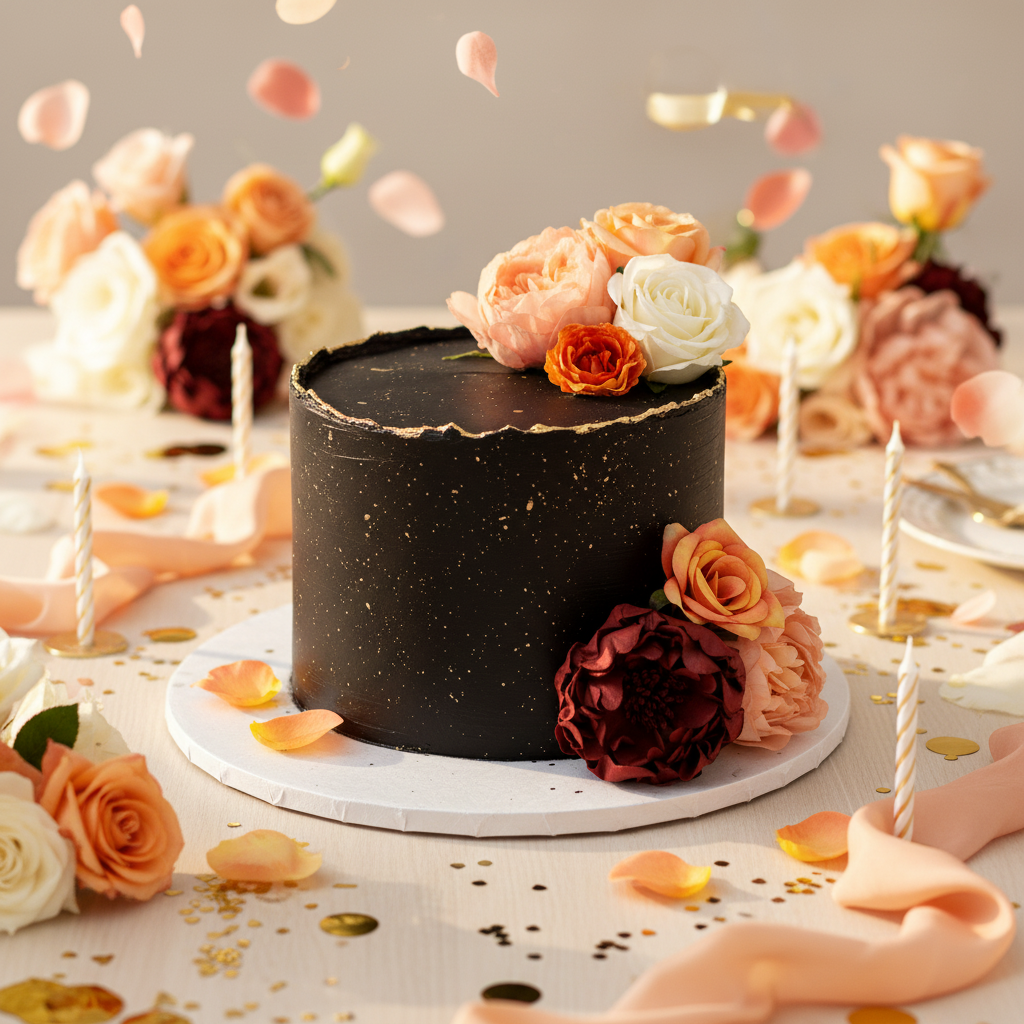Black Fall Cake