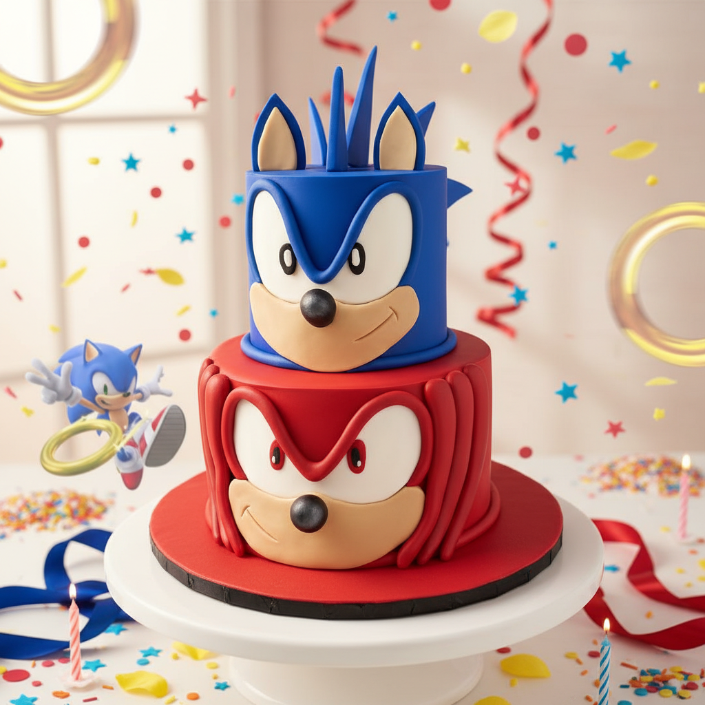 Rings 2 Tiers Cake – Da Cakes Houston