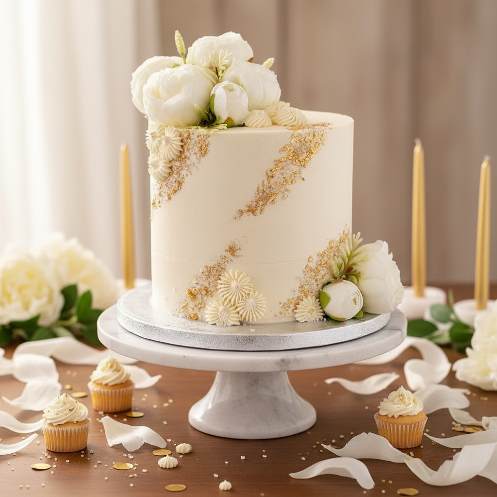 Golden Flowers Dream – Da Cakes Houston