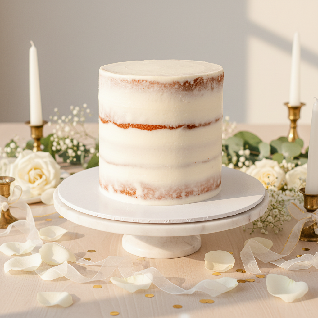 Plain Naked Cake (Same Day) – Da Cakes Houston