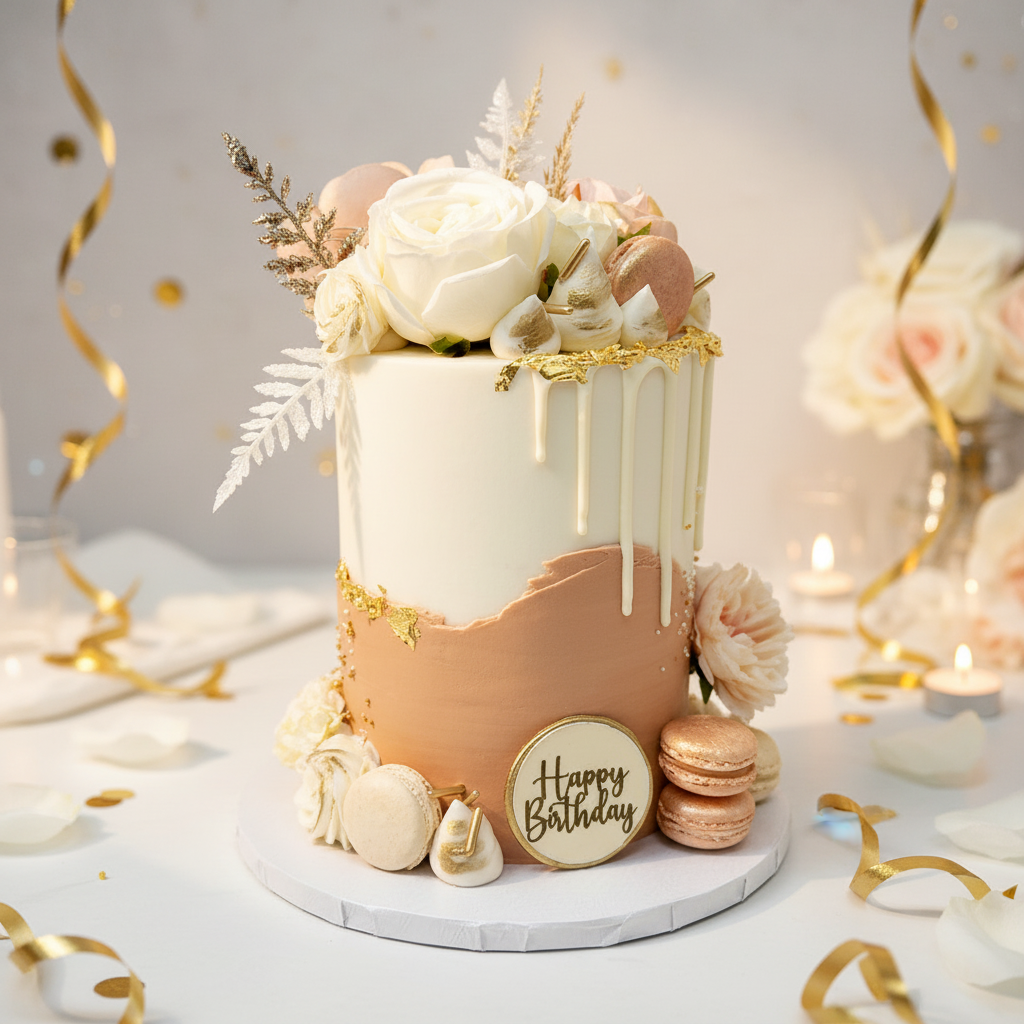 Tall Cake Two-Tone