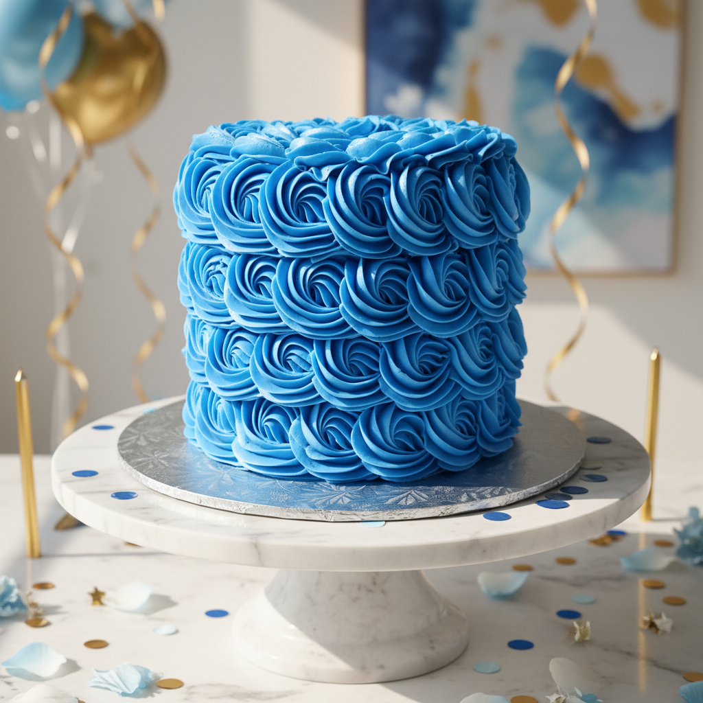 Simple Rosettes Cake