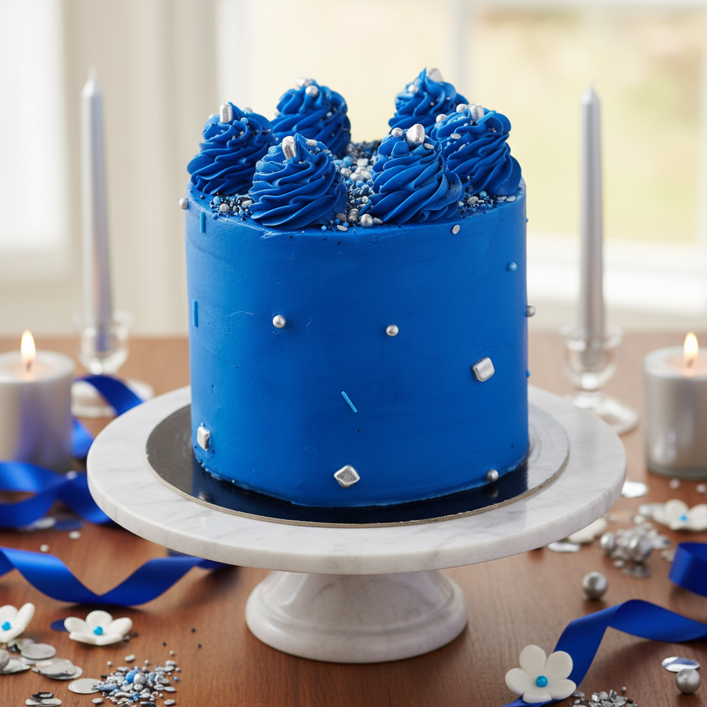 Simple Buttercream Sprinkles Cake