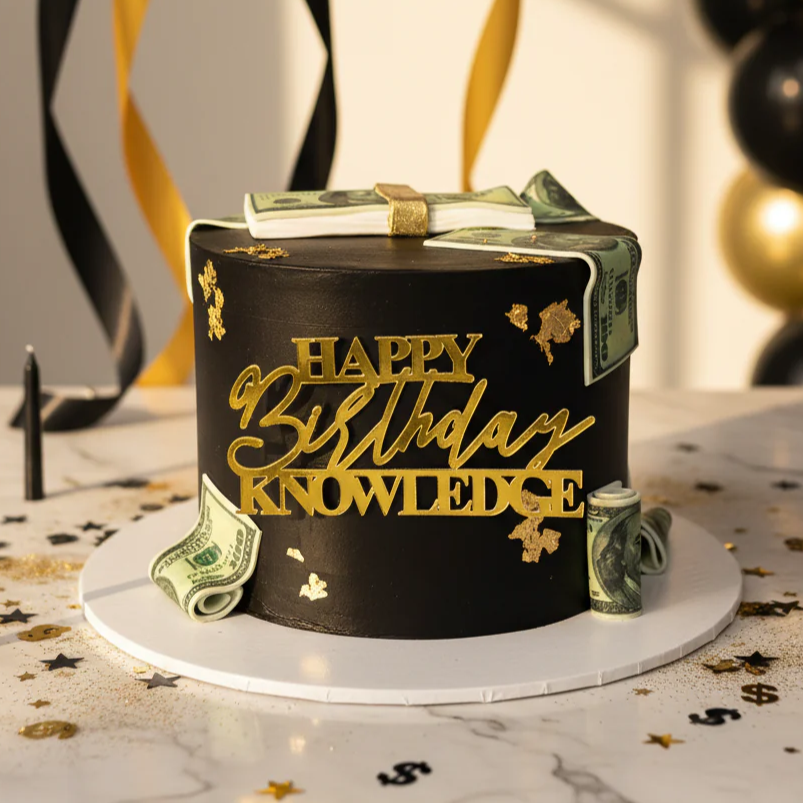 Birthday Money Cake (Same Day)