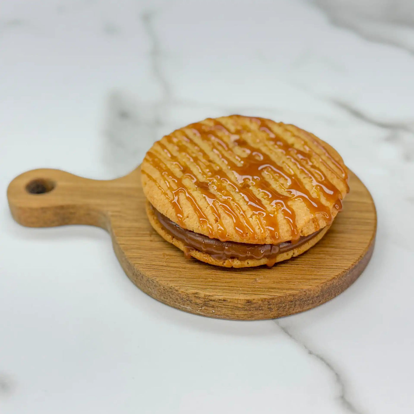 Salted Caramel Cookie Sandwich