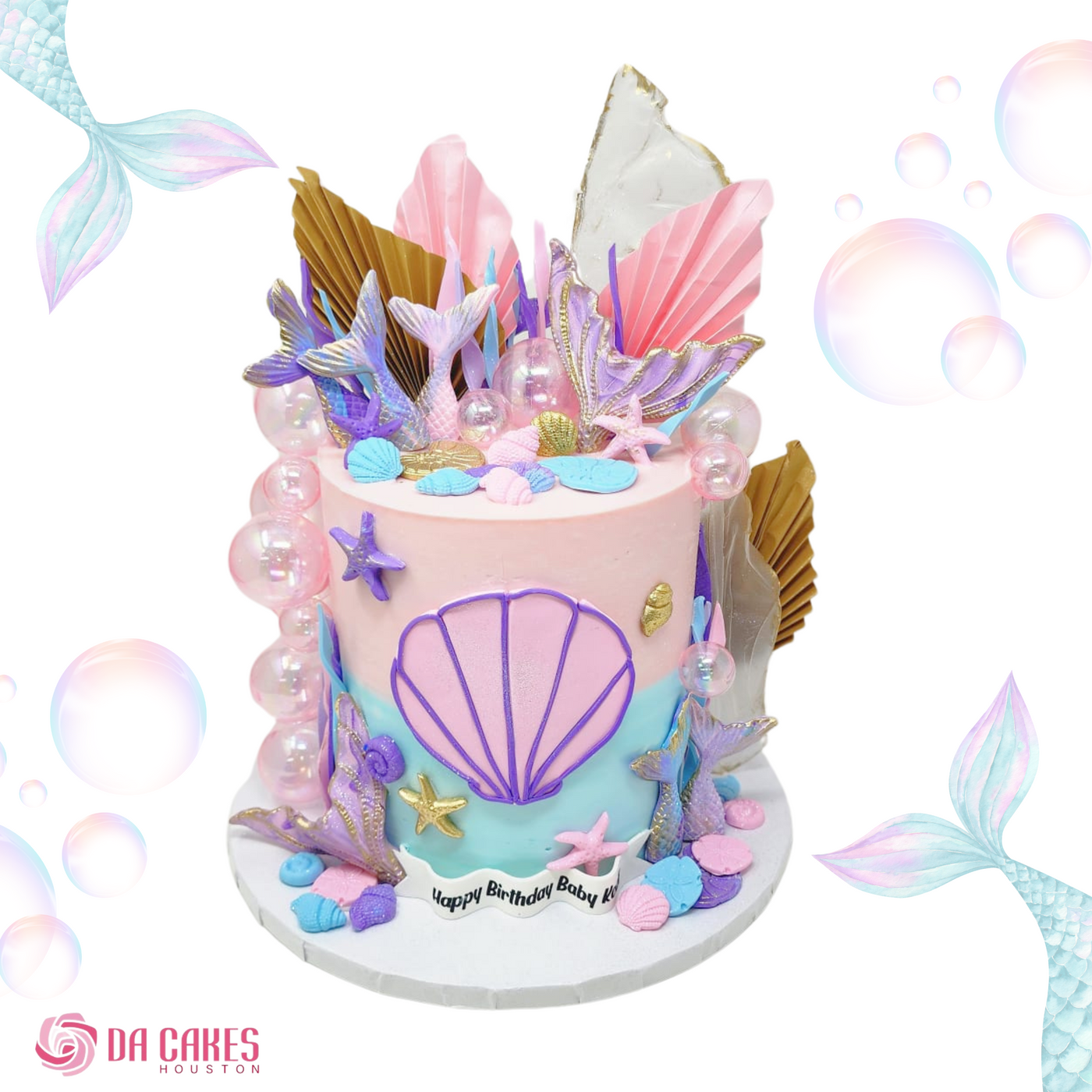 Mermaid 2 Tone Cake