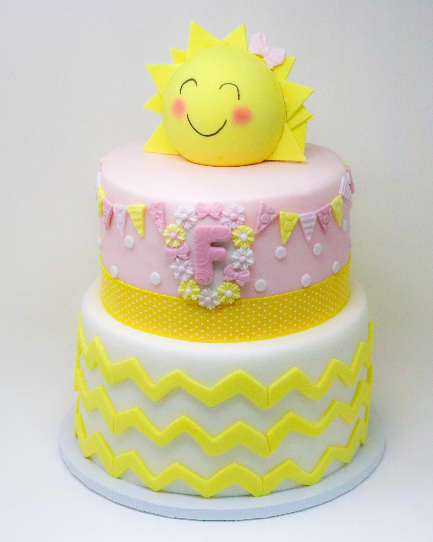 Sunny Baby Shower Cake