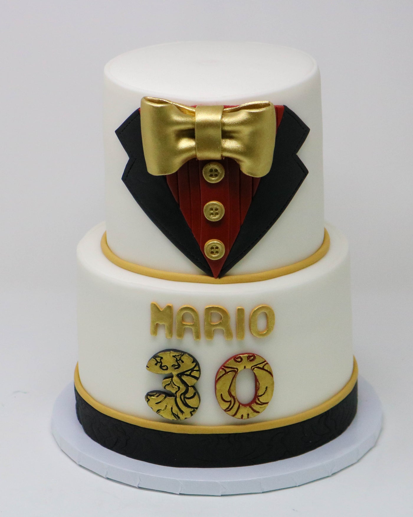 Gold Gentleman Cake