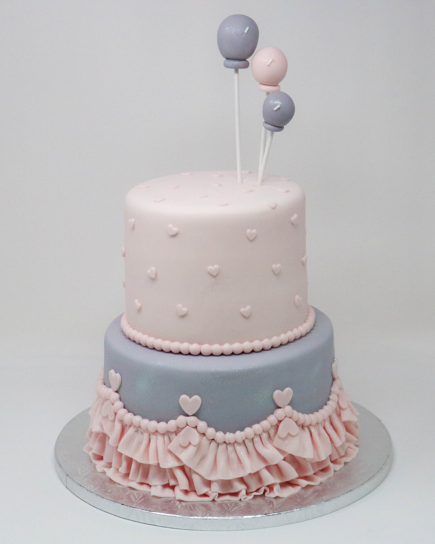 Balloons Baby Shower Cake