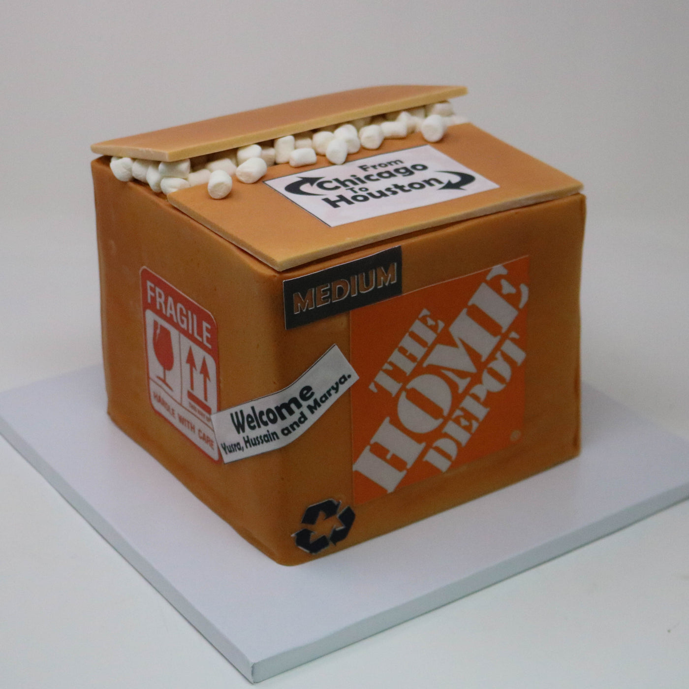 Moving Box Cake