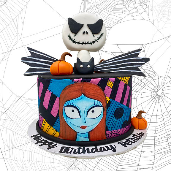 Halloween Jack Skeleton Cake