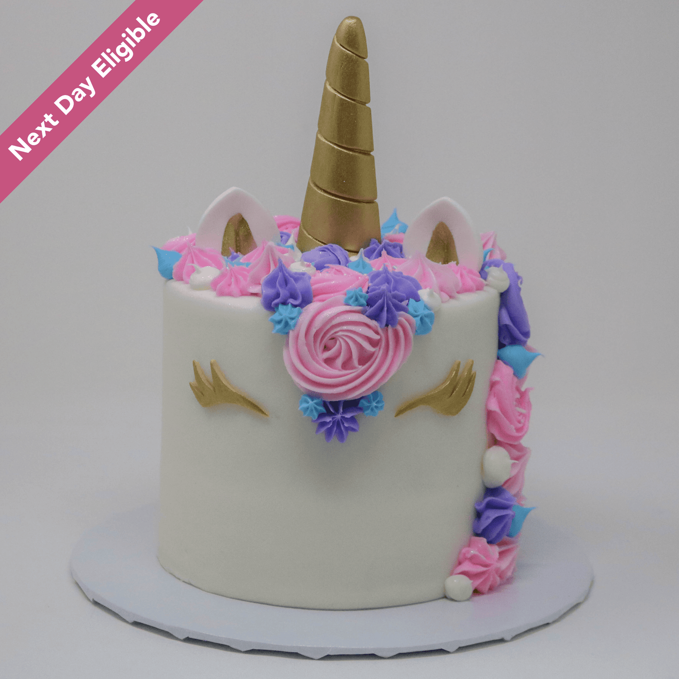 Unicorn pastel colors cake