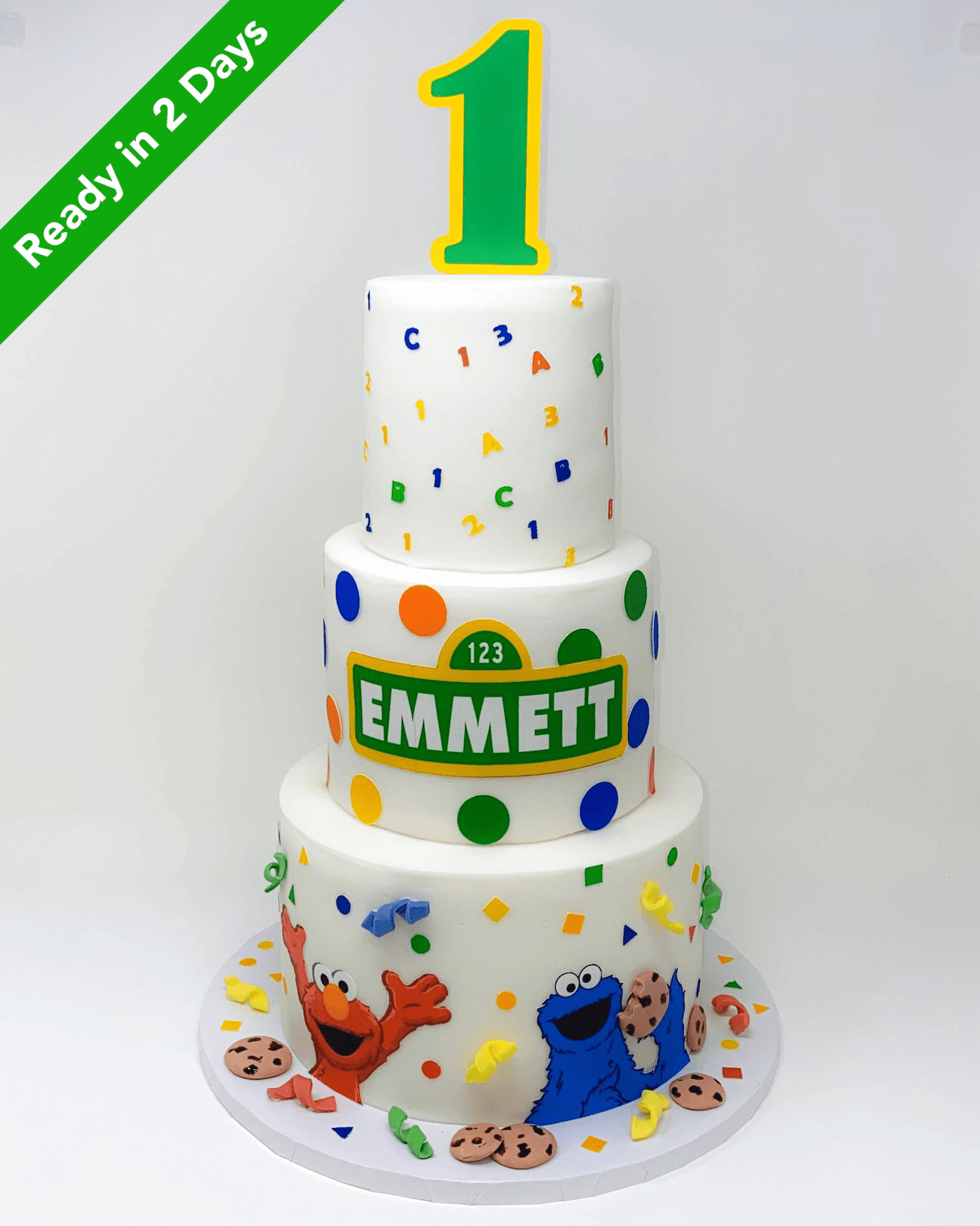 Sesame Street 3 Tier Cake