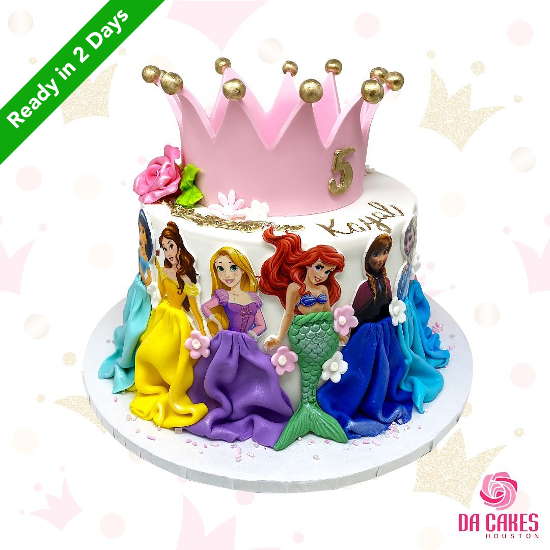 Princesses Fondant Cake