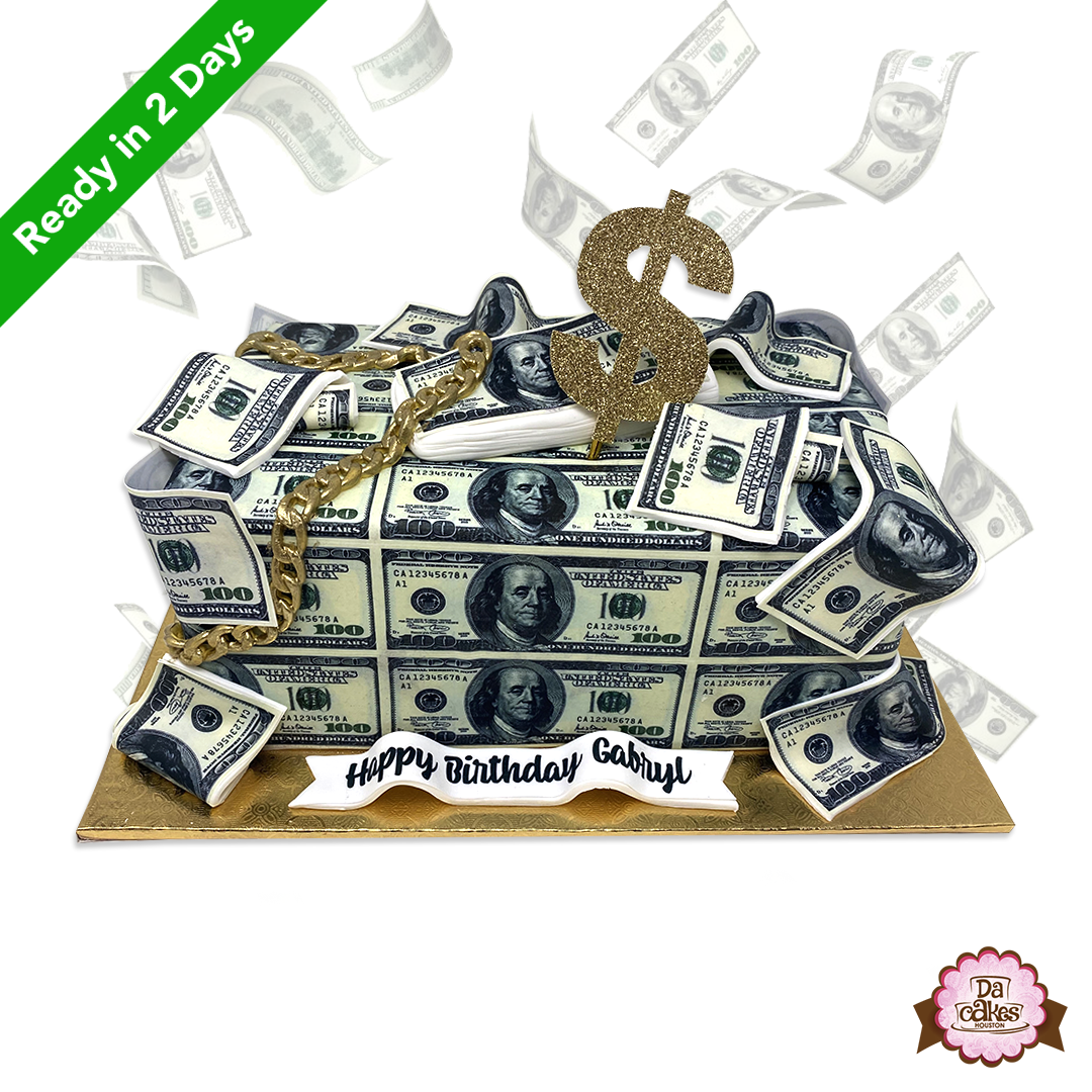 Money Bills Cake
