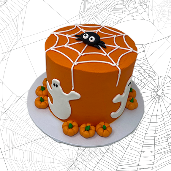 Simple Halloween Buttercream Cake